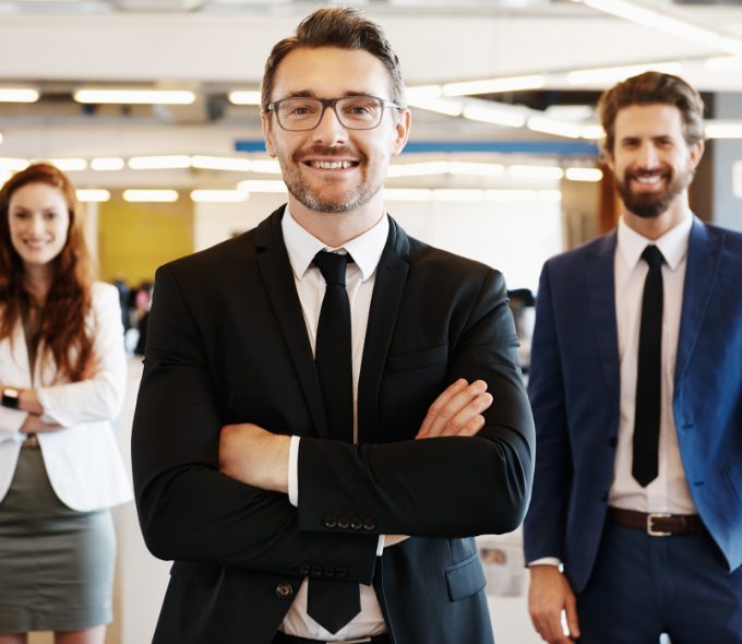 Business people in suits
